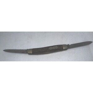 Schrade Uncle Henry 705UH Chairman Pen Knife, Nail File  Staglon 2 3/4 inches